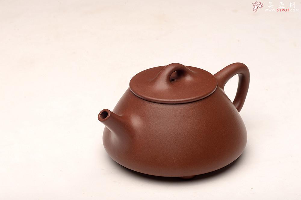 紫砂壶图片：乙未夏日作品 徐正涛全手传统经典 平盖小石瓢~ - 美壶网