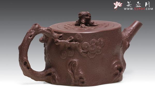紫砂壶图片：大松椴壶 - 美壶网