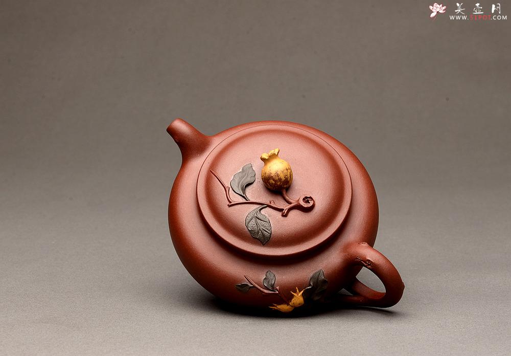 紫砂壶图片：周路健全手新作 春华秋实之仿古 逼真生动 - 美壶网