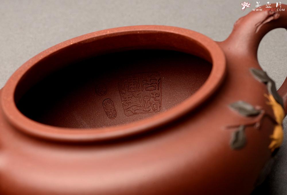 紫砂壶图片：周路健全手新作 春华秋实之仿古 逼真生动 - 美壶网