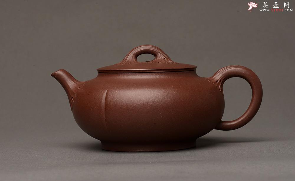紫砂壶图片：线条流畅 别有风味o(∩_∩)o  新意花器 全手工知秋 - 美壶网
