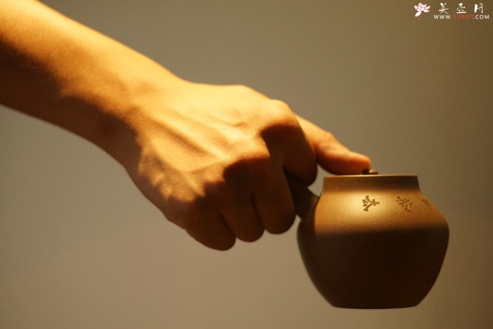 紫砂壶图片：淞庐出品 全手佳作 文气十足~ 云水禅心急须二式 炮嘴独孔 - 美壶网