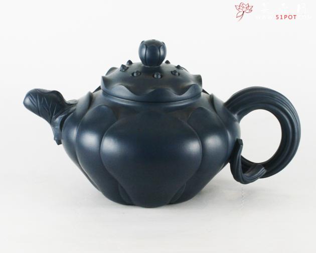 紫砂壶图片：荷韵莲子壶 - 美壶网