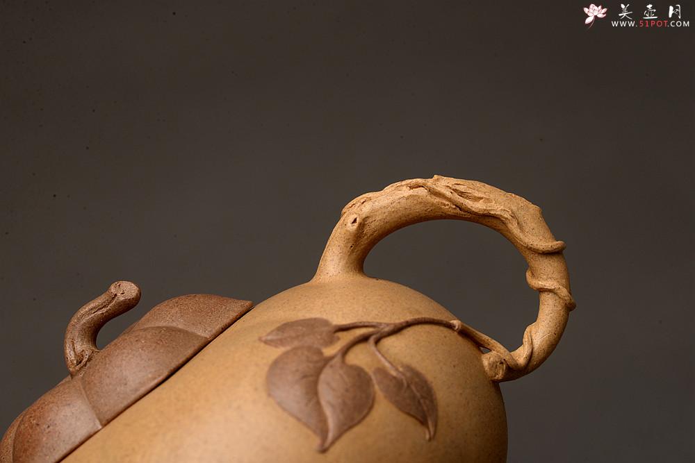 紫砂壶图片：顾正芳乙未年秋全手新作 曼妙田园 诗情画意 琼姿 优质本山绿 - 美壶网