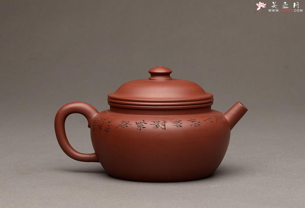 紫砂壶图片：高路装饰 詹黎明全手作品 线轮 炮管直流 杀茶利器  - 美壶网