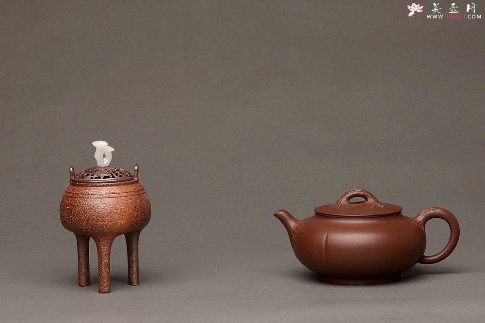 紫砂壶图片：线条流畅 别有风味o(∩_∩)o  新意花器 全手工知秋 - 美壶网