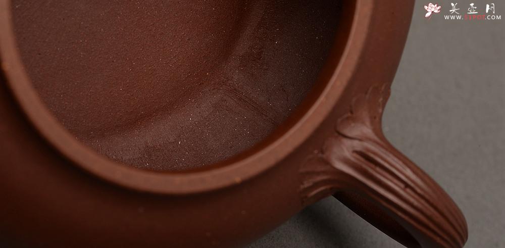 紫砂壶图片：线条流畅 别有风味o(∩_∩)o  新意花器 全手工知秋 - 美壶网