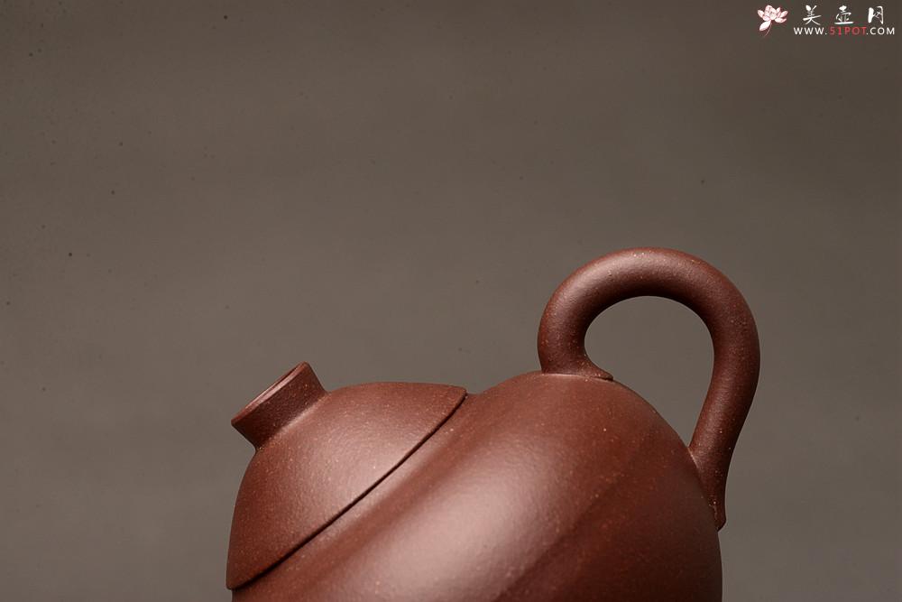 紫砂壶图片：詹黎明全手新作 古朴稳重 颇具个性 陶瓮 做工精致 - 美壶网
