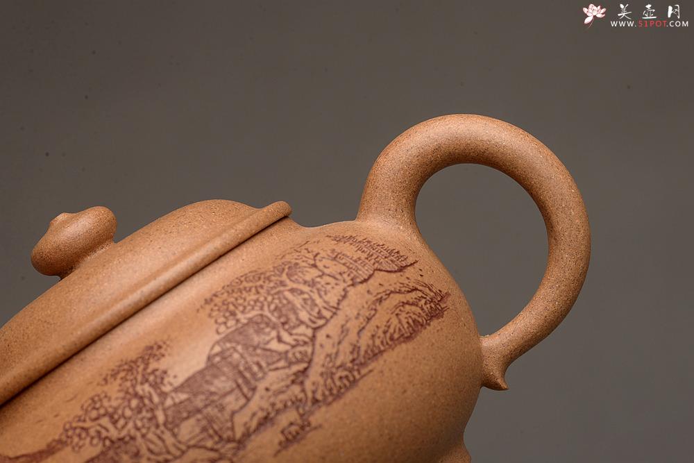 紫砂壶图片：颇有玩味 渐入佳境  全手乳丁 老段泥 - 美壶网