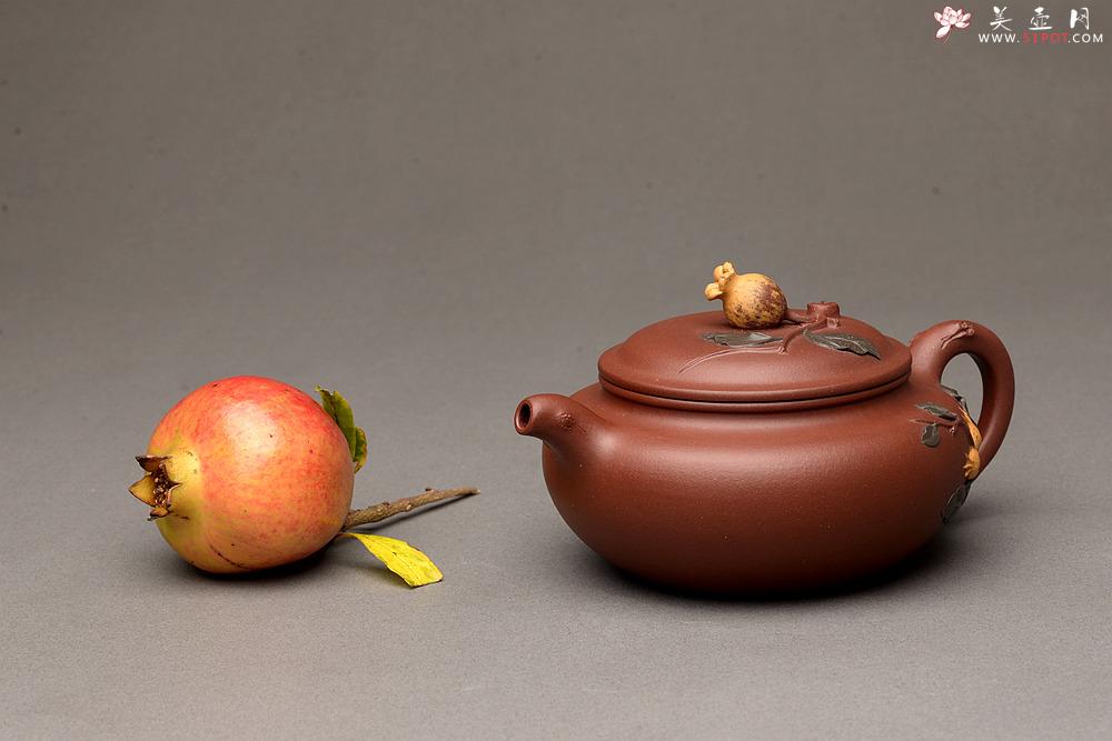 紫砂壶图片：周路健全手新作 春华秋实之仿古 逼真生动 - 美壶网