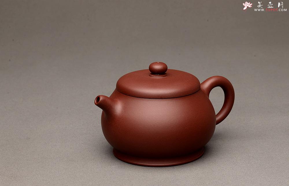 紫砂壶图片：美壶特惠 圆润饱满 大口实用 潘壶~~优质枣红泥 极易泡养 - 美壶网