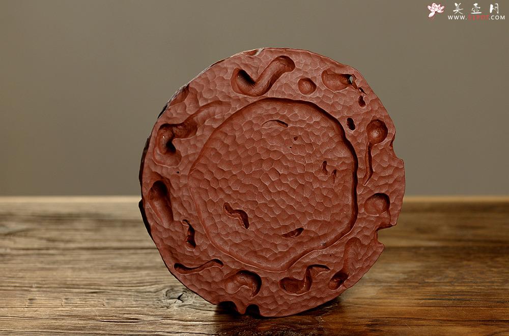 紫砂壶图片：美壶特惠 造型新颖~~非常好玩 全手工太湖石干泡台 - 美壶网