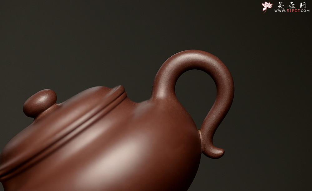 紫砂壶图片：秀雅风格 原矿优质紫泥  全手小仿古 传统实用小品 - 美壶网