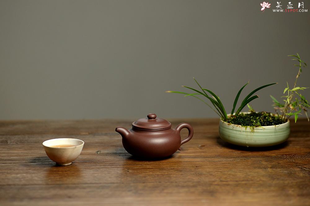 紫砂壶图片：秀雅风格 原矿优质紫泥  全手小仿古 传统实用小品 - 美壶网
