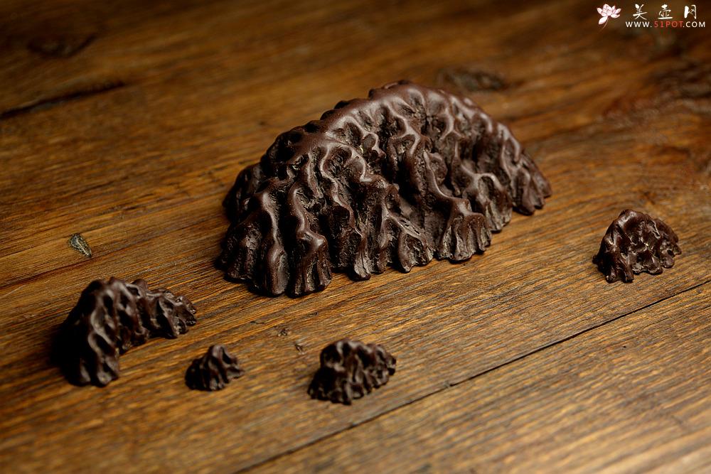 紫砂壶图片：施奇华全手摆设假山 山浪峰涛 层层叠叠  - 美壶网