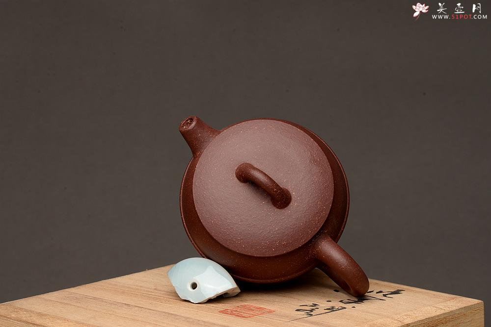 紫砂壶图片：美壶特惠 茶人最爱 实用小壶 仿清巨轮 紫泥调砂 - 美壶网