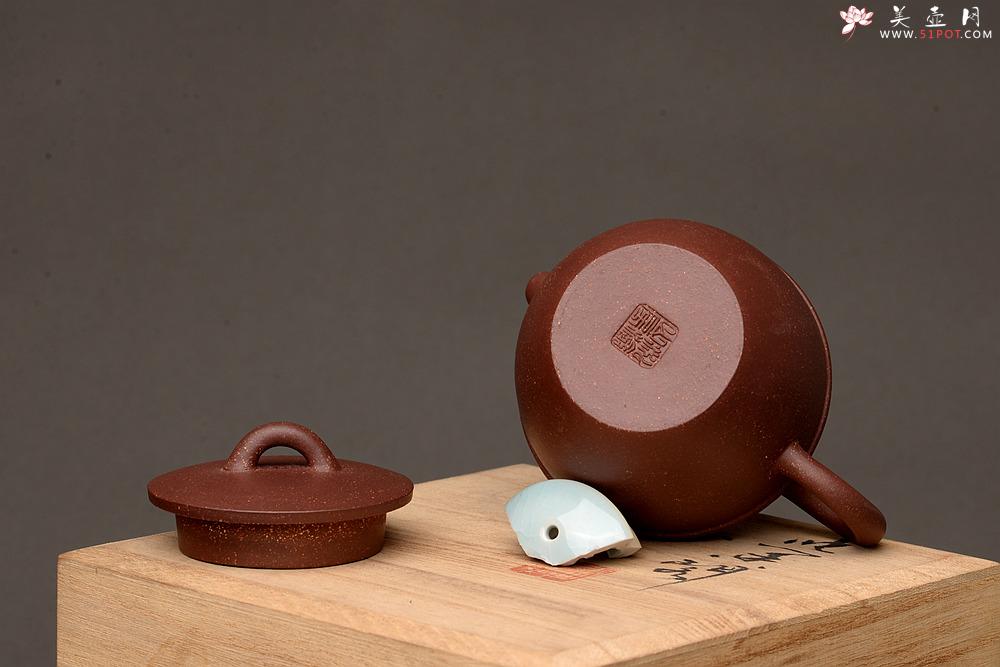 紫砂壶图片：美壶特惠 茶人最爱 实用小壶 仿清巨轮 紫泥调砂 - 美壶网