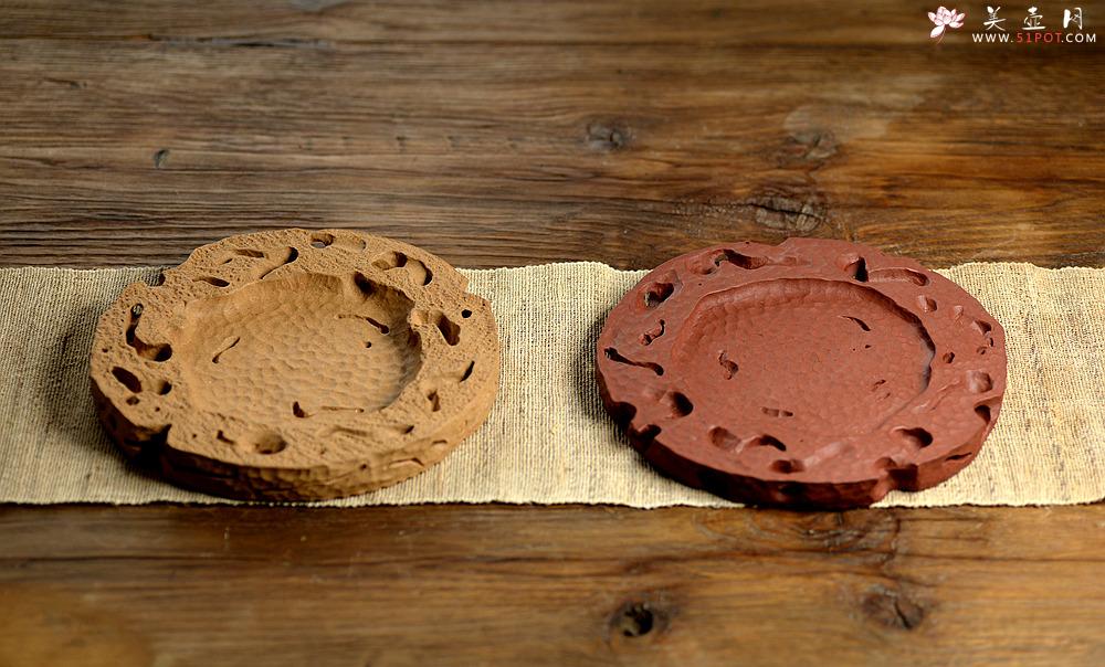 紫砂壶图片：美壶特惠 造型新颖~~非常好玩 全手工太湖石干泡台 - 美壶网