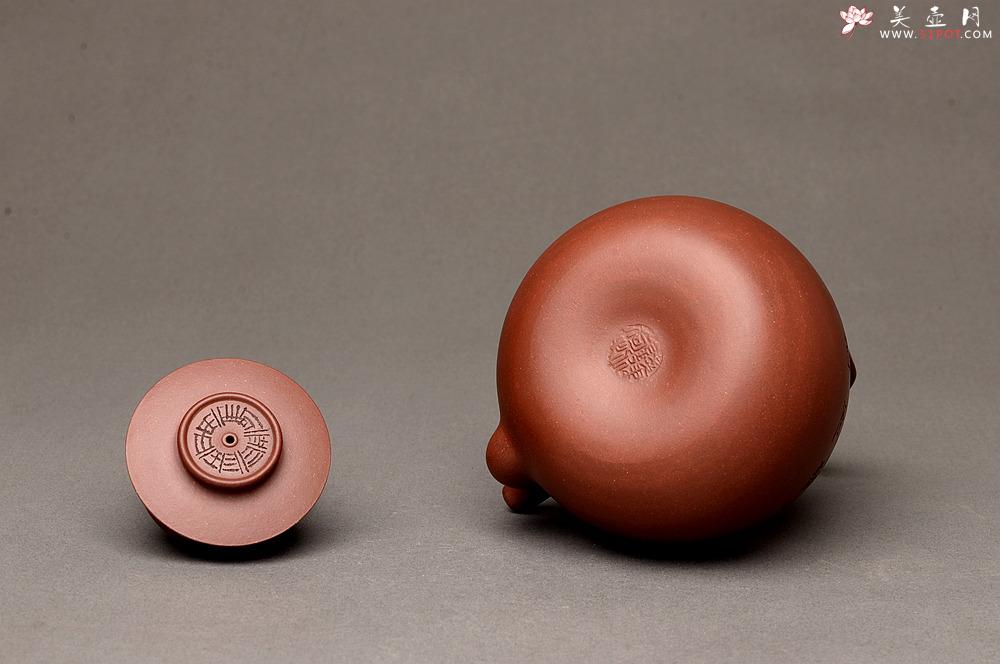 紫砂壶图片：钱建荷全手新作 福乐提梁 做工精致 国助袁德波装饰 - 美壶网