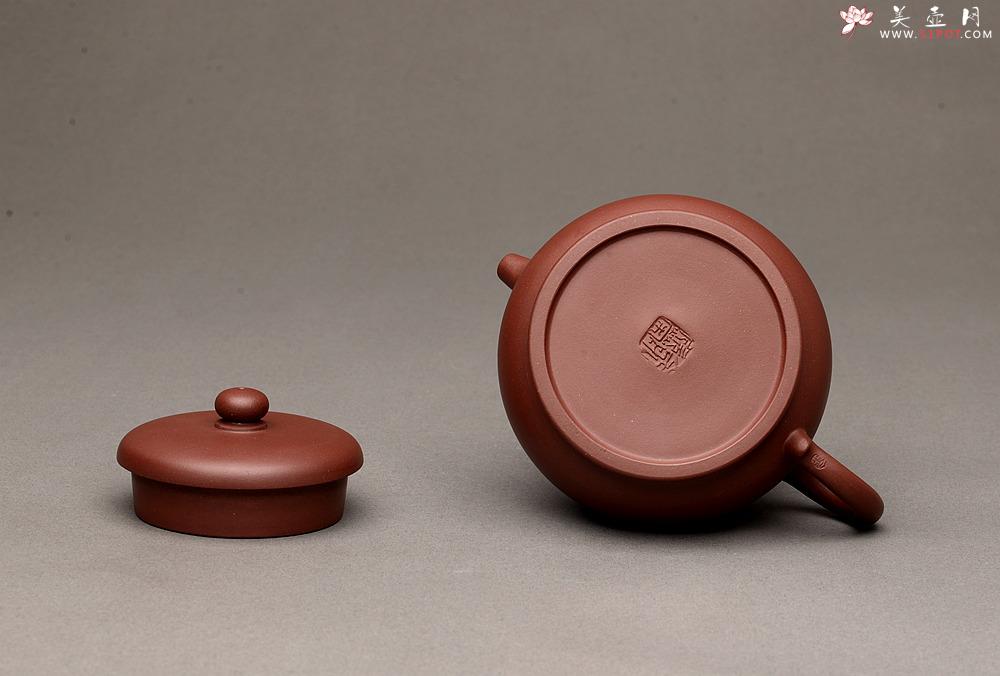 紫砂壶图片：美壶特惠 圆润饱满 大口实用 潘壶~~优质枣红泥 极易泡养 - 美壶网