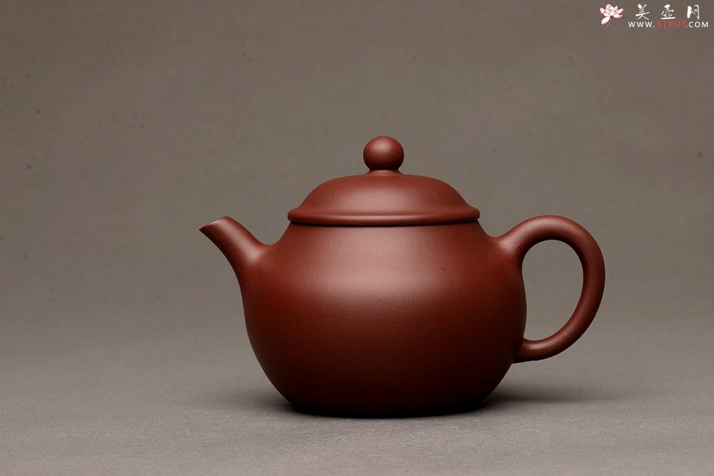 紫砂壶图片：美壶特惠 经典实用 潘壶 优质枣红泥 极易泡养 - 美壶网