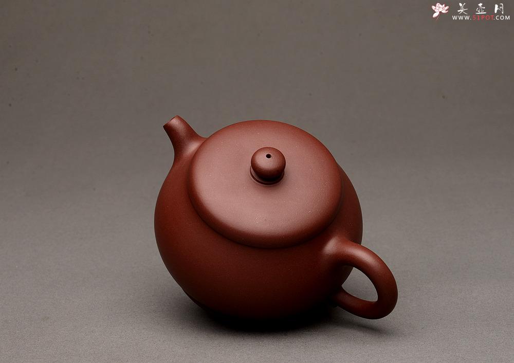 紫砂壶图片：美壶特惠 圆润饱满 大口实用 潘壶~~优质枣红泥 极易泡养 - 美壶网