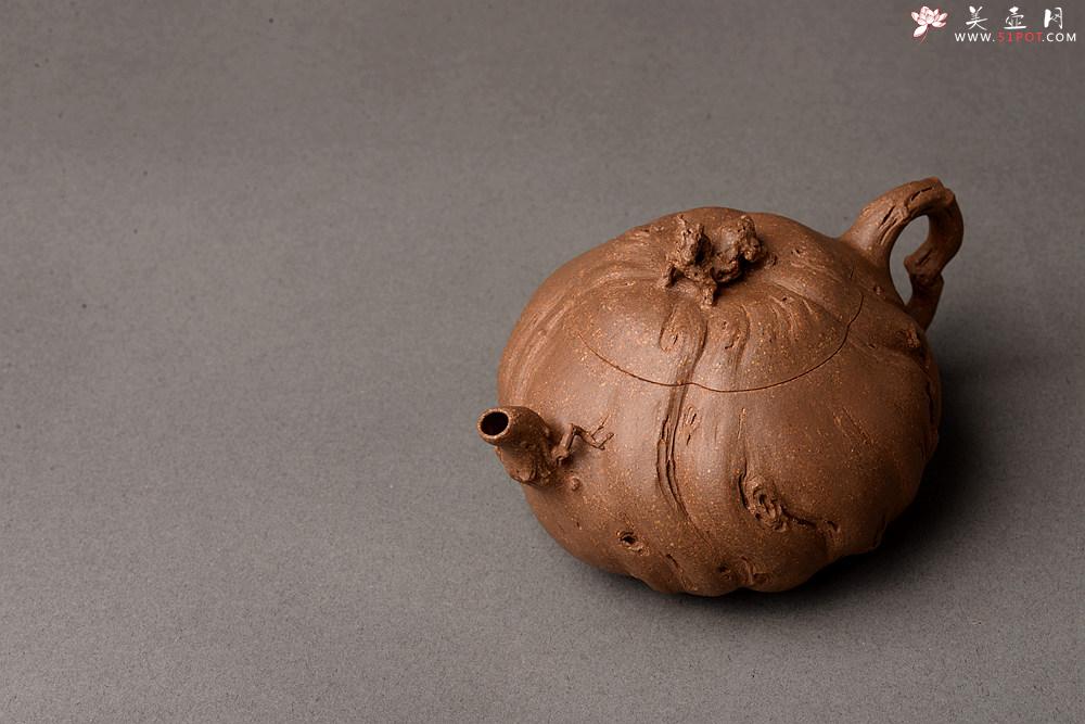 紫砂壶图片：林月长乙未冬全手原创精品 肌理丰富 紫砂新风 学院派  麒麟山音 - 美壶网