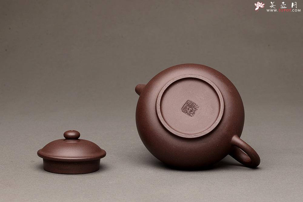 紫砂壶图片：美壶特惠 泓渝山房新品 扁潘壶 有趣实用 - 美壶网