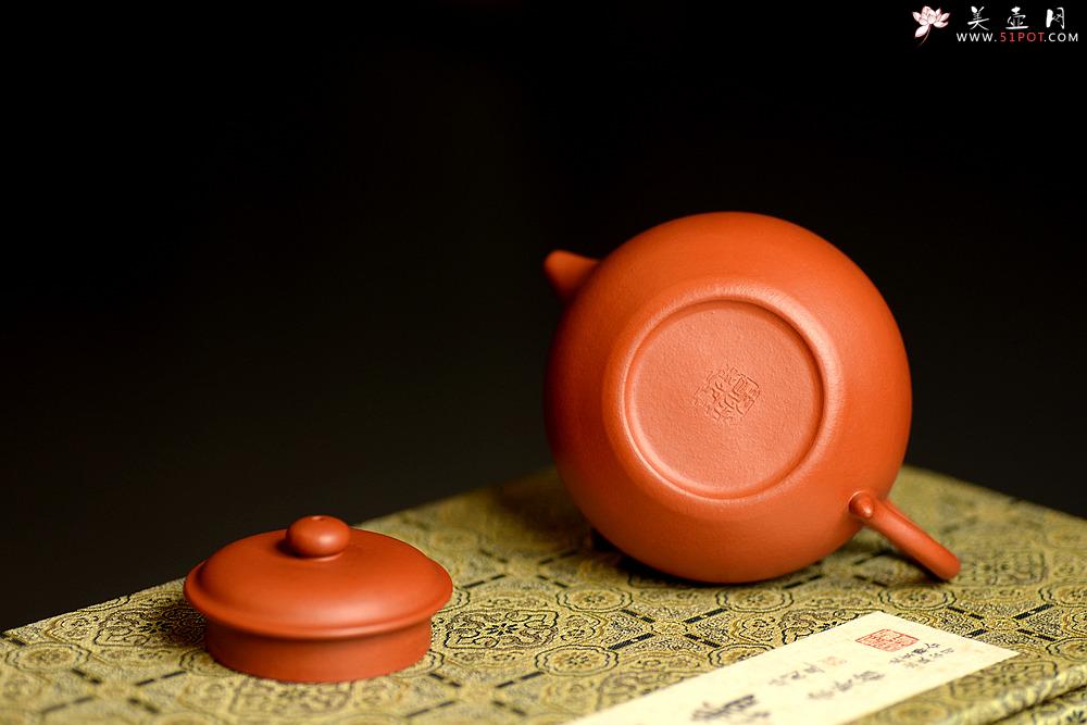 紫砂壶图片：优质朱泥 娇艳迷人 全手仿古 传统实用 - 美壶网