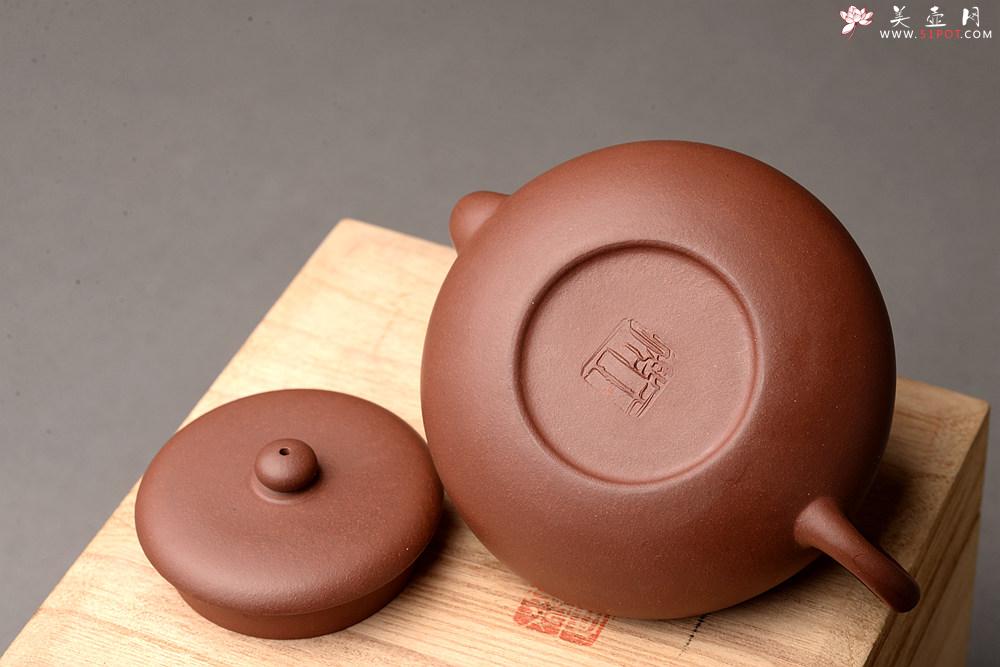 紫砂壶图片：王薇乙未年冬 娇小可人 明清意韵 把玩实用 全手扁梨 - 美壶网