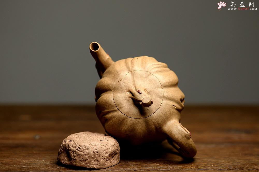 紫砂壶图片：刘秀全手经典新品 自然生动 古朴之味~~全手树魂 - 美壶网