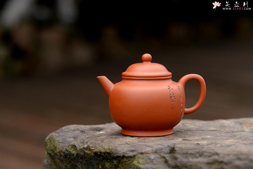 紫砂壶图片：只为茶人 传统器形 铁观音利器 优质朱泥 美壶特惠 全手宫灯 - 美壶网