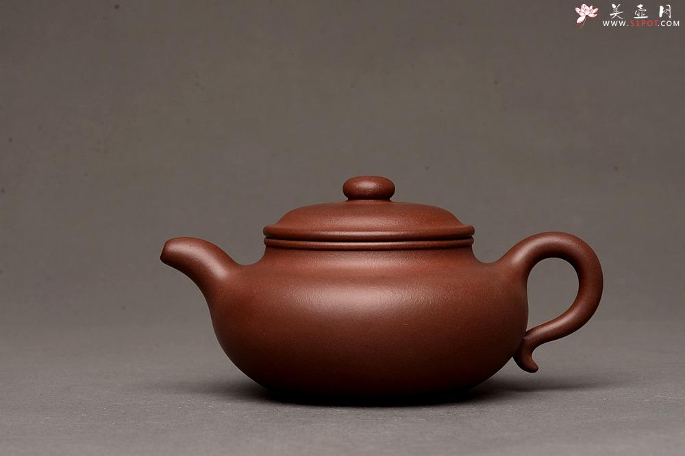 紫砂壶图片：徐正涛全手经典作品 清秀俊雅 上等紫泥 小仿古 - 美壶网