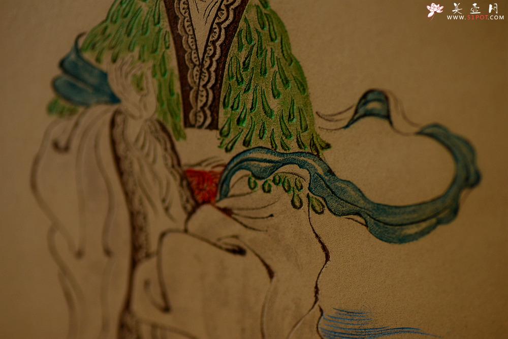 紫砂壶图片：谭华斌精心装饰  壁画 送礼自珍佳作 - 美壶网