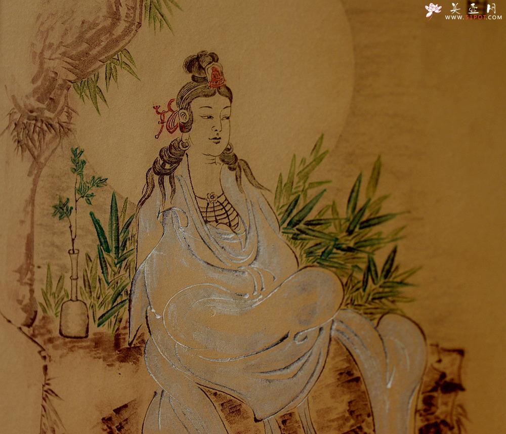 紫砂壶图片：谭华斌精心装饰  壁画 送礼自珍佳作 - 美壶网