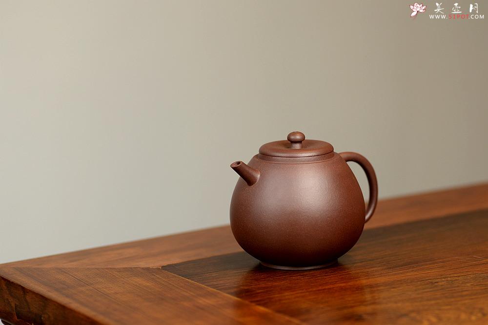紫砂壶图片：美壶特惠 谭华斌近作 小龙蛋 钢管直流~球孔 古拙有味 - 美壶网