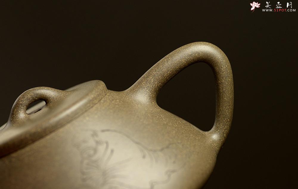 紫砂壶图片：优质青段全手子冶石瓢 骨肉均挺 文气佳品 国师和石装饰 - 美壶网