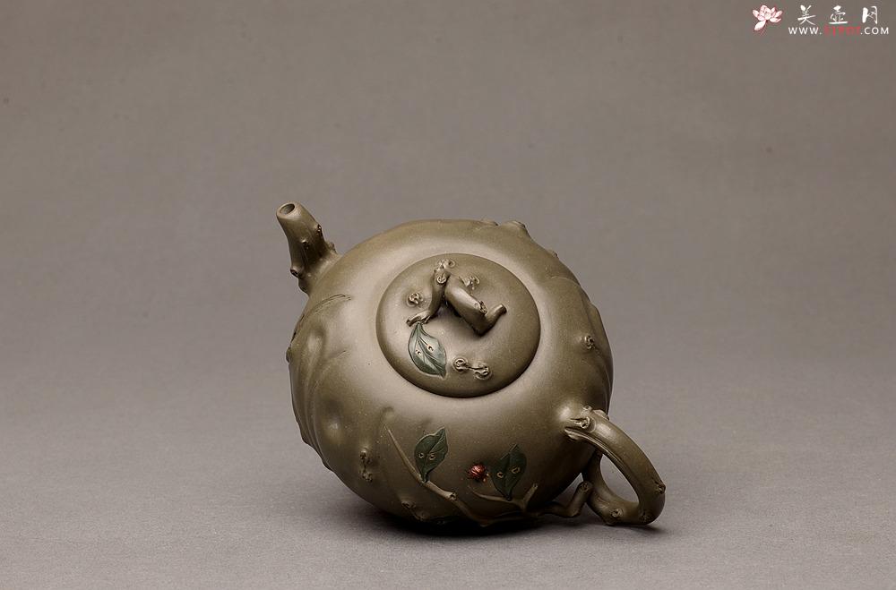 紫砂壶图片：灵秀俊美 自然清趣 玉露二 典雅大气 原创作品孙伟强张新亚合作 - 美壶网