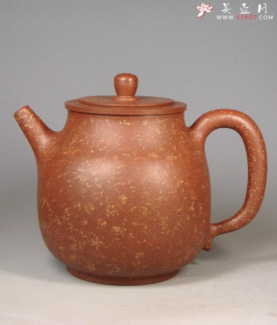 紫砂壶图片：金砂朴梨 - 美壶网