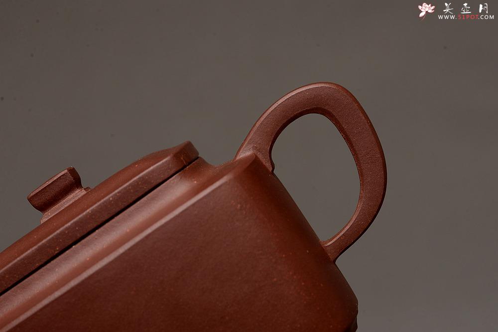 紫砂壶图片：马建鹏作品 美壶特惠 全手书香小四方 工整挺拔 - 美壶网