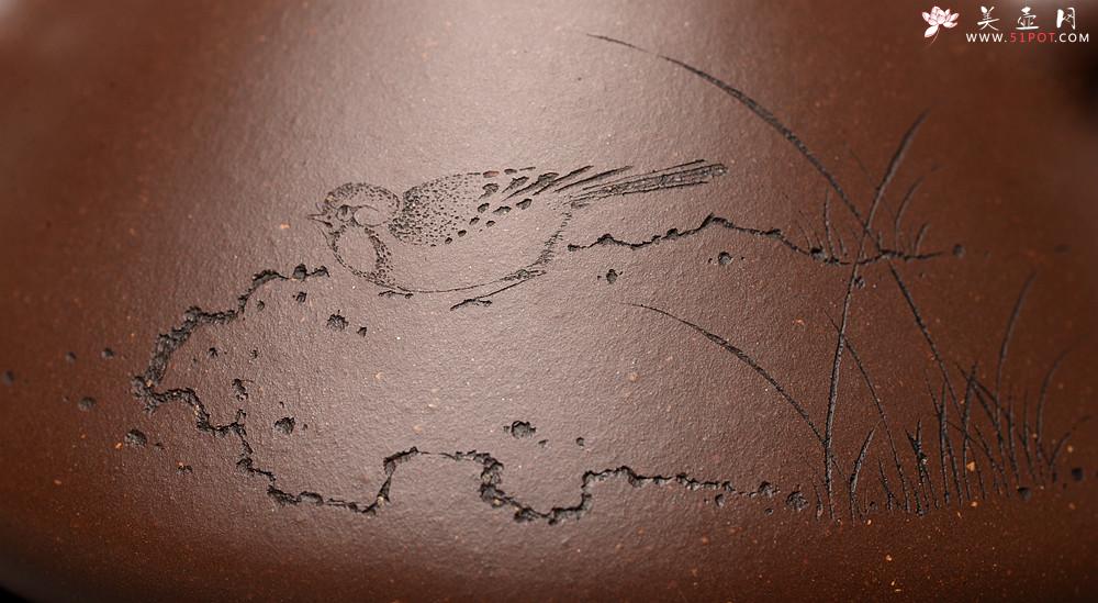 紫砂壶图片：周路健乙未冬全手精品力作 摹李寒勇子冶石瓢 耐品劲道 国师和石装饰 - 美壶网