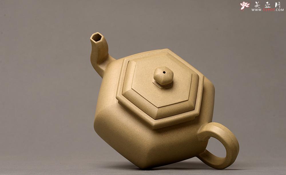 紫砂壶图片：优质本山段 型制精进 全手六方华樽 方器经典 俊秀耐品~工精 - 美壶网