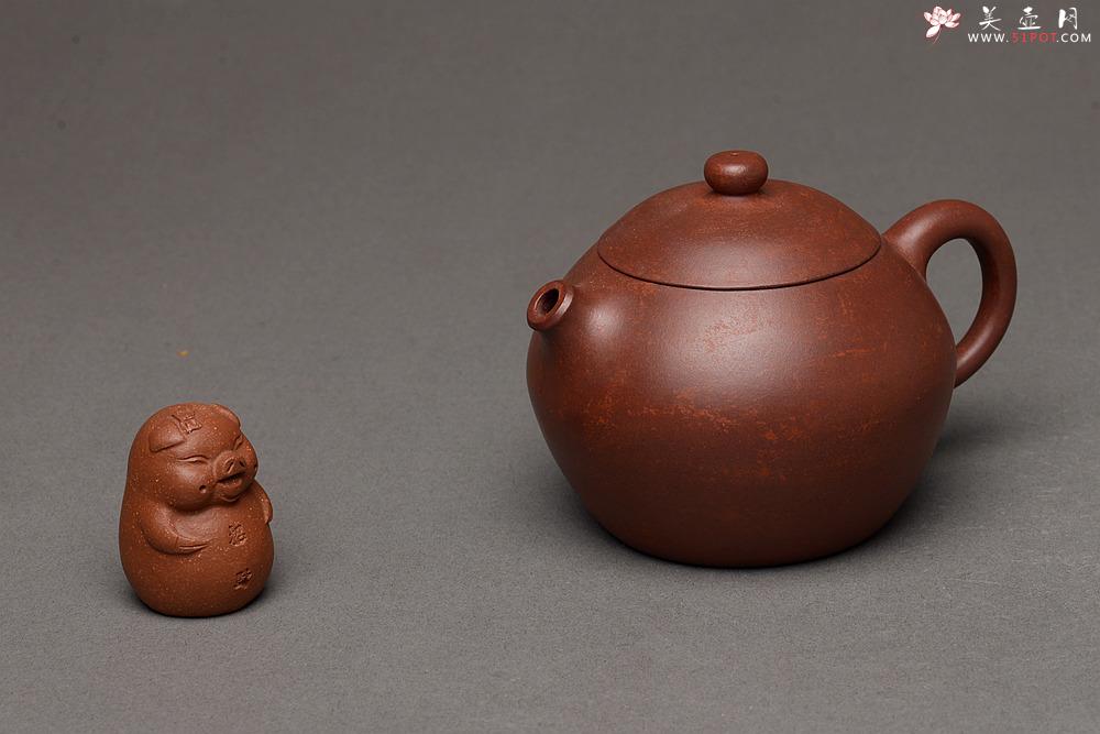 紫砂壶图片：饱满圆润 古朴可爱 全手龙蛋 实用佳品！ - 美壶网