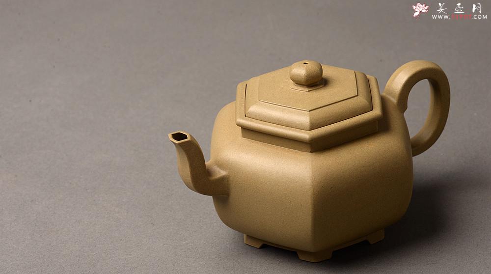 紫砂壶图片：优质本山段 型制精进 全手六方华樽 方器经典 俊秀耐品~工精 - 美壶网