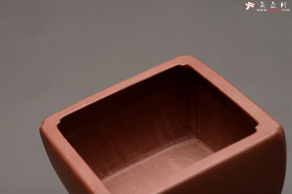 紫砂壶图片：张秋平全手四方花盆 美壶网回馈之作 更加漂亮  - 美壶网