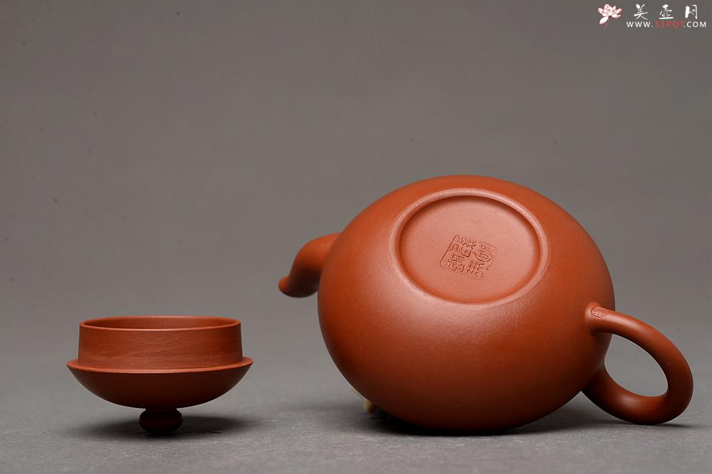 紫砂壶图片：经典传统 优质朱泥梨形 极易泡养朱泥 器形端庄  - 美壶网