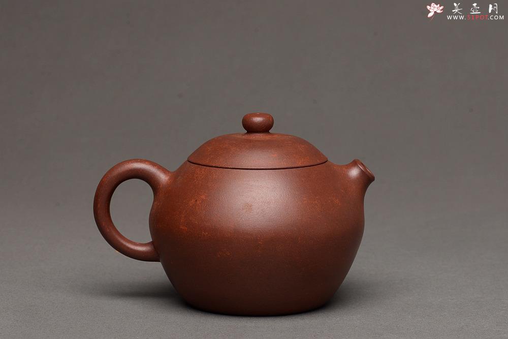 紫砂壶图片：饱满圆润 古朴可爱 全手龙蛋 实用佳品！ - 美壶网