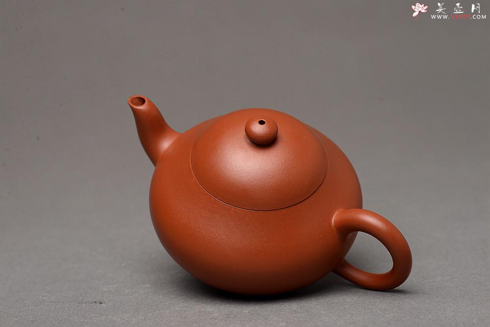 紫砂壶图片：经典传统 优质朱泥梨形 极易泡养朱泥 器形端庄  - 美壶网