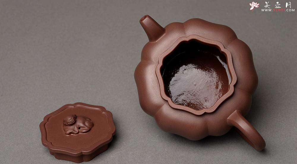 紫砂壶图片：酒虎全手 乙未冬精品佳作 做工精致 狮球二式 推荐~ 优质紫泥 - 美壶网