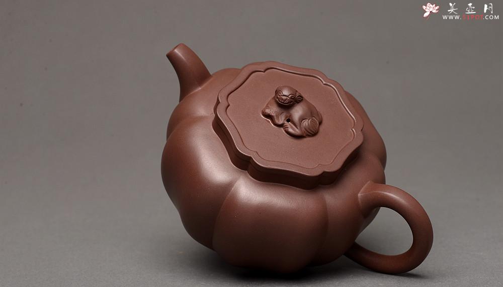 紫砂壶图片：酒虎全手 乙未冬精品佳作 做工精致 狮球二式 推荐~ 优质紫泥 - 美壶网